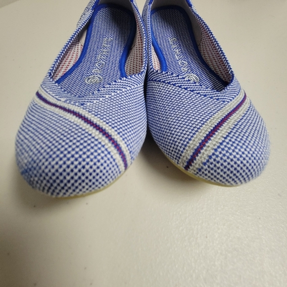 Rothy's The Flat Retired Mirror Reflective Stripe Round Toe Flats - Picture 9 of 15